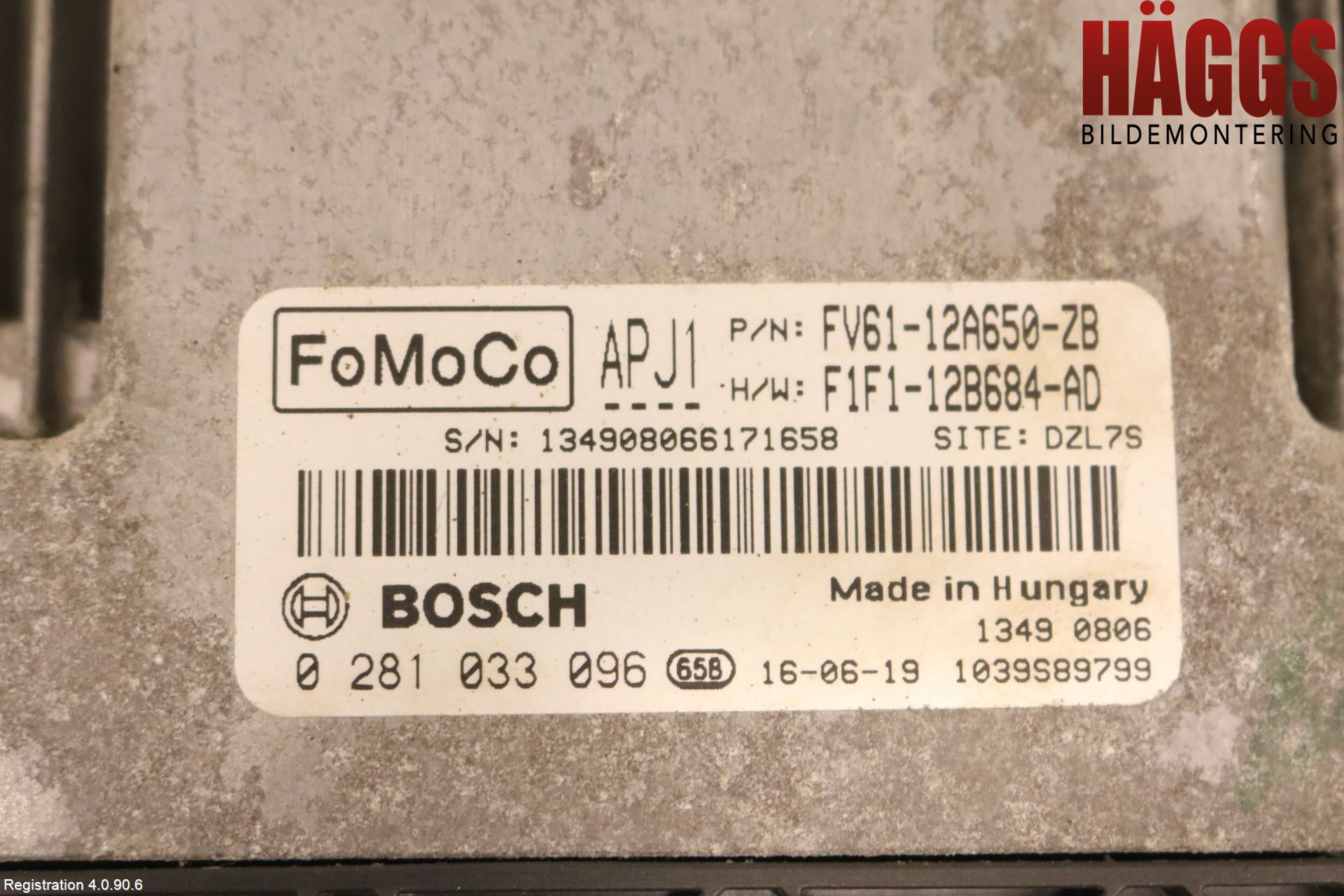 Ford TRANSIT/TOURNEO CONNECT 13-22 Styrenhet Inspump Diesel