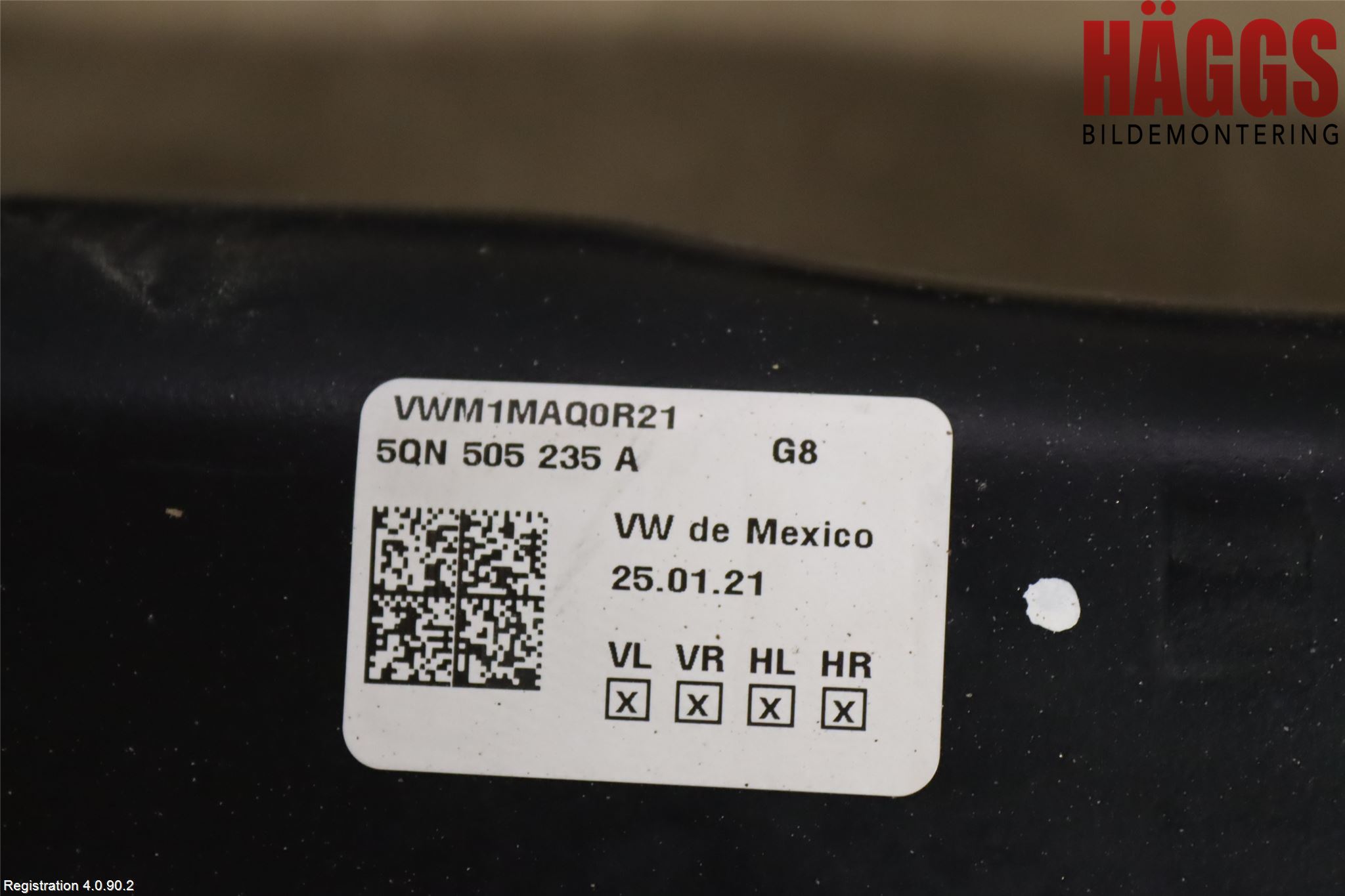Volkswagen VW TIGUAN 16-24 Bakaxelbalk
