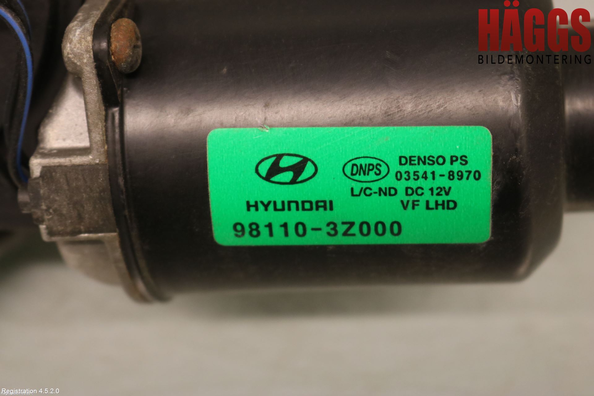 Hyundai i40 08-15 Torkarmotor Vindruta