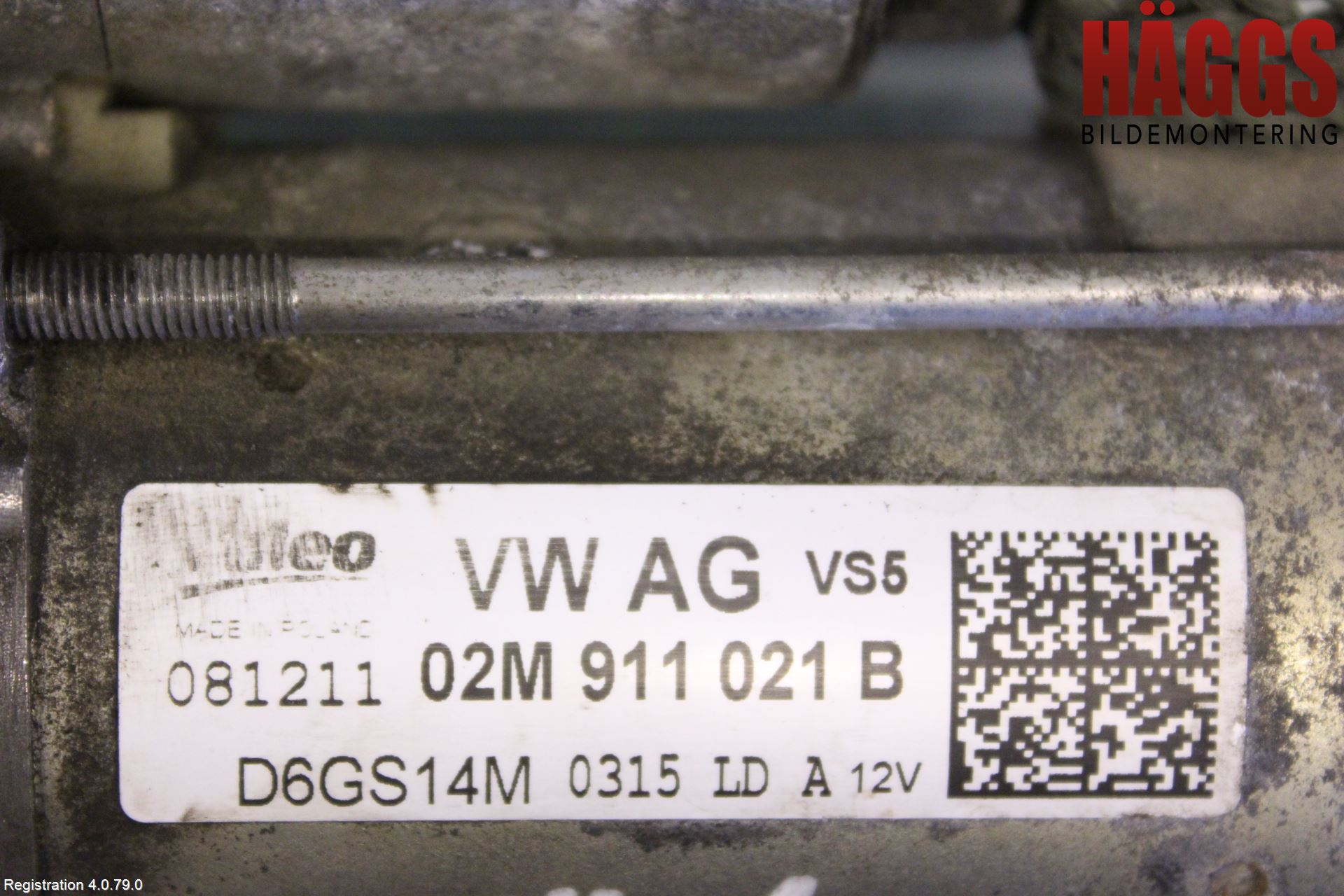 Volkswagen VW TIGUAN 07-16 Startmotor