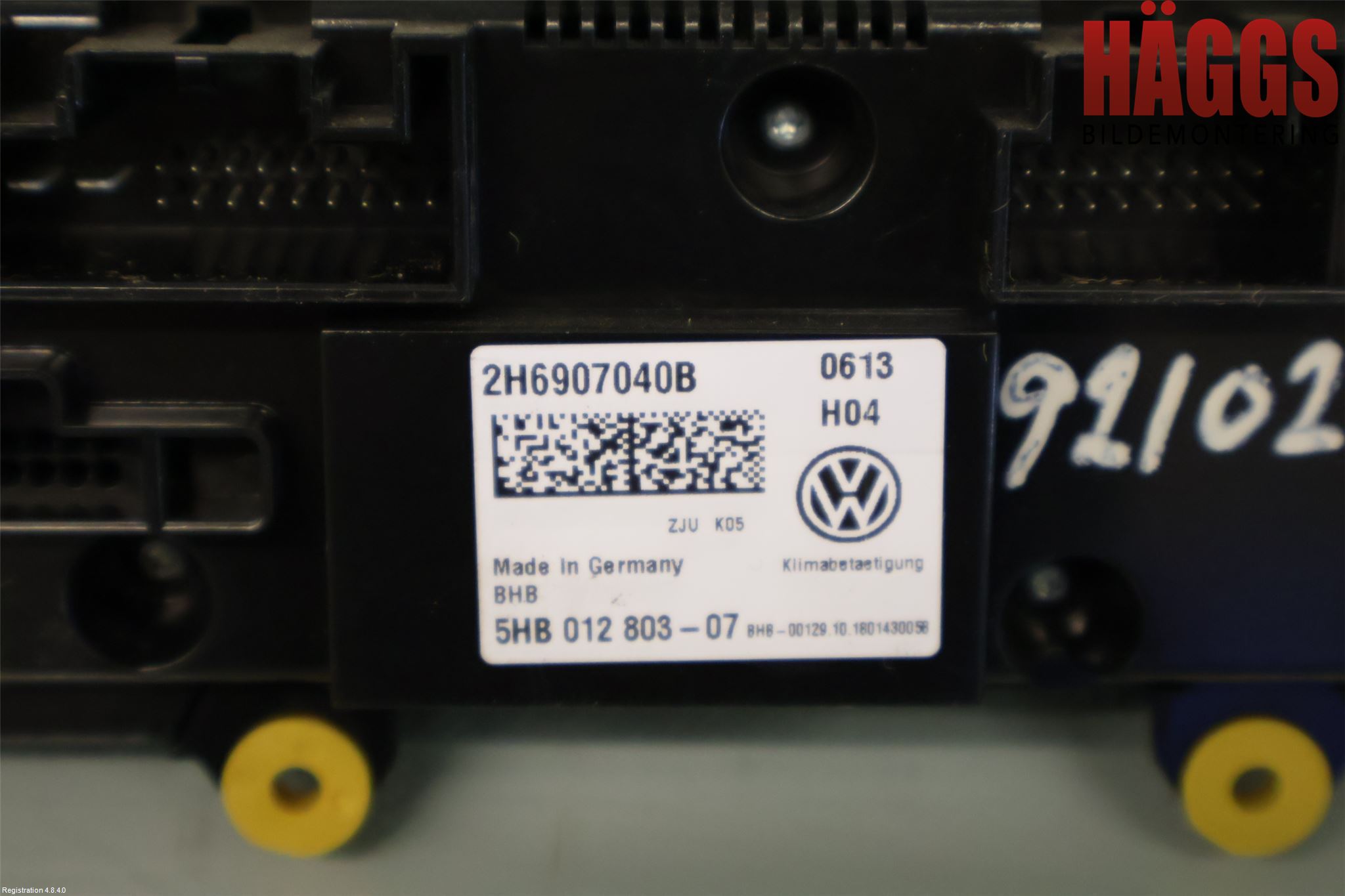 Volkswagen VW AMAROK 2H 10-22 Ac Styrenhet Ac Manöveren