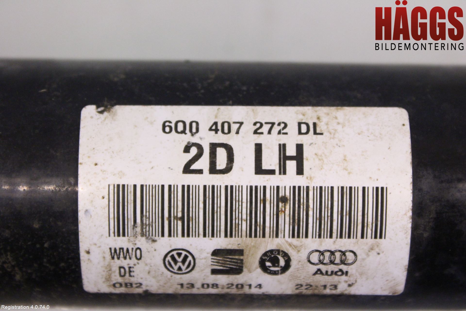 Skoda FABIA 07-14 Drivaxel Fram Höger