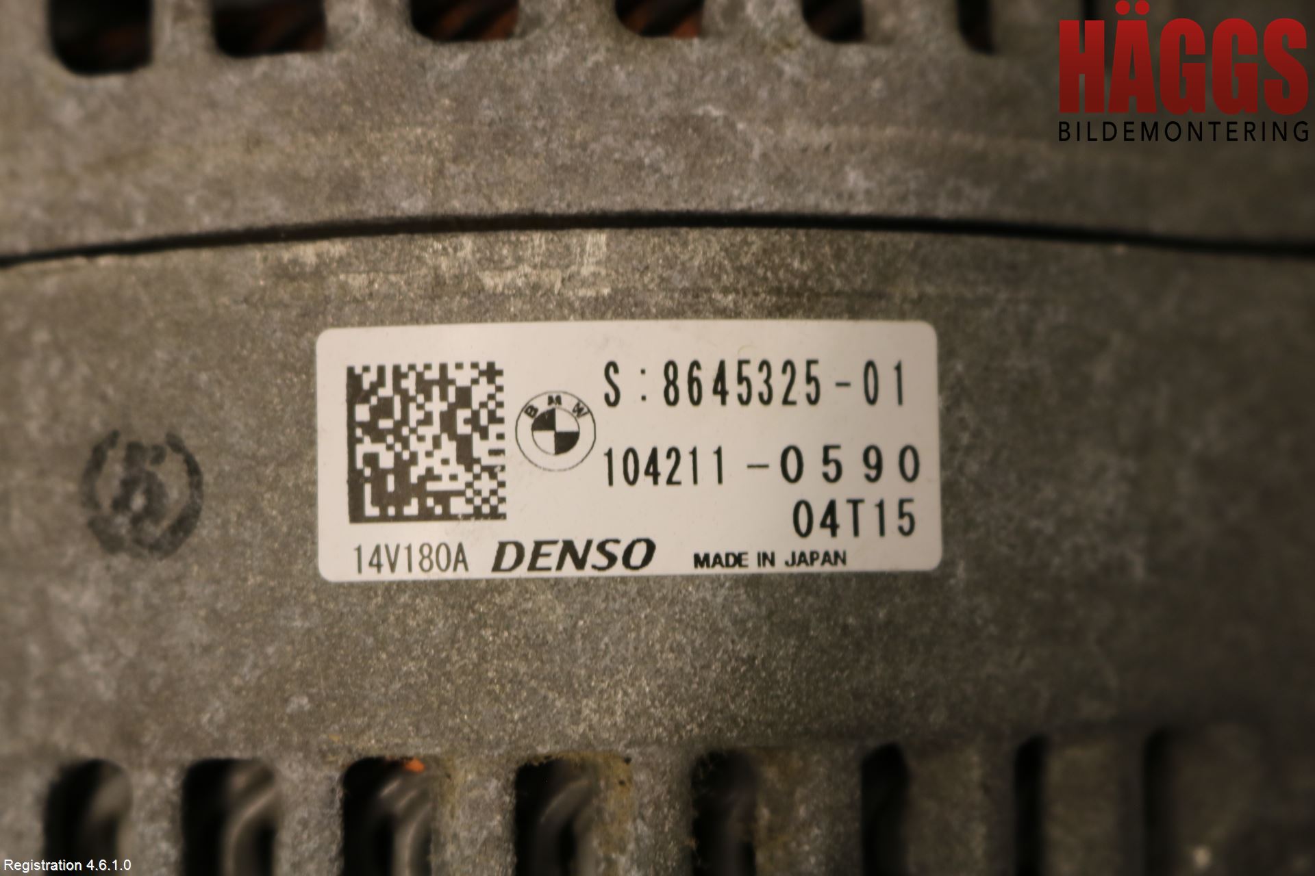 BMW 3 GT F34 13-19 Generator