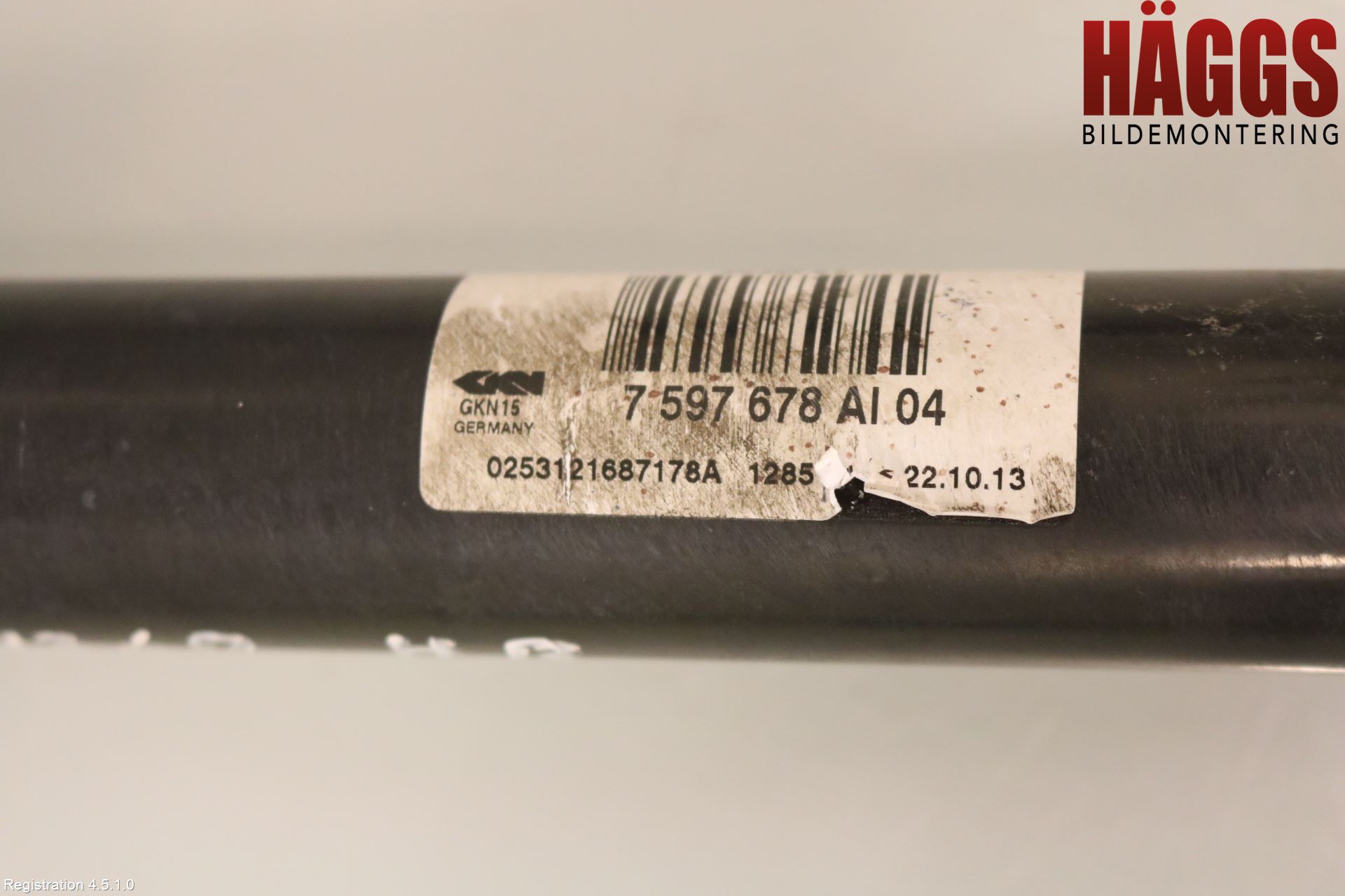 BMW 4 F32/F33/F82/F83 13-20 Drivaxel Bak Höger