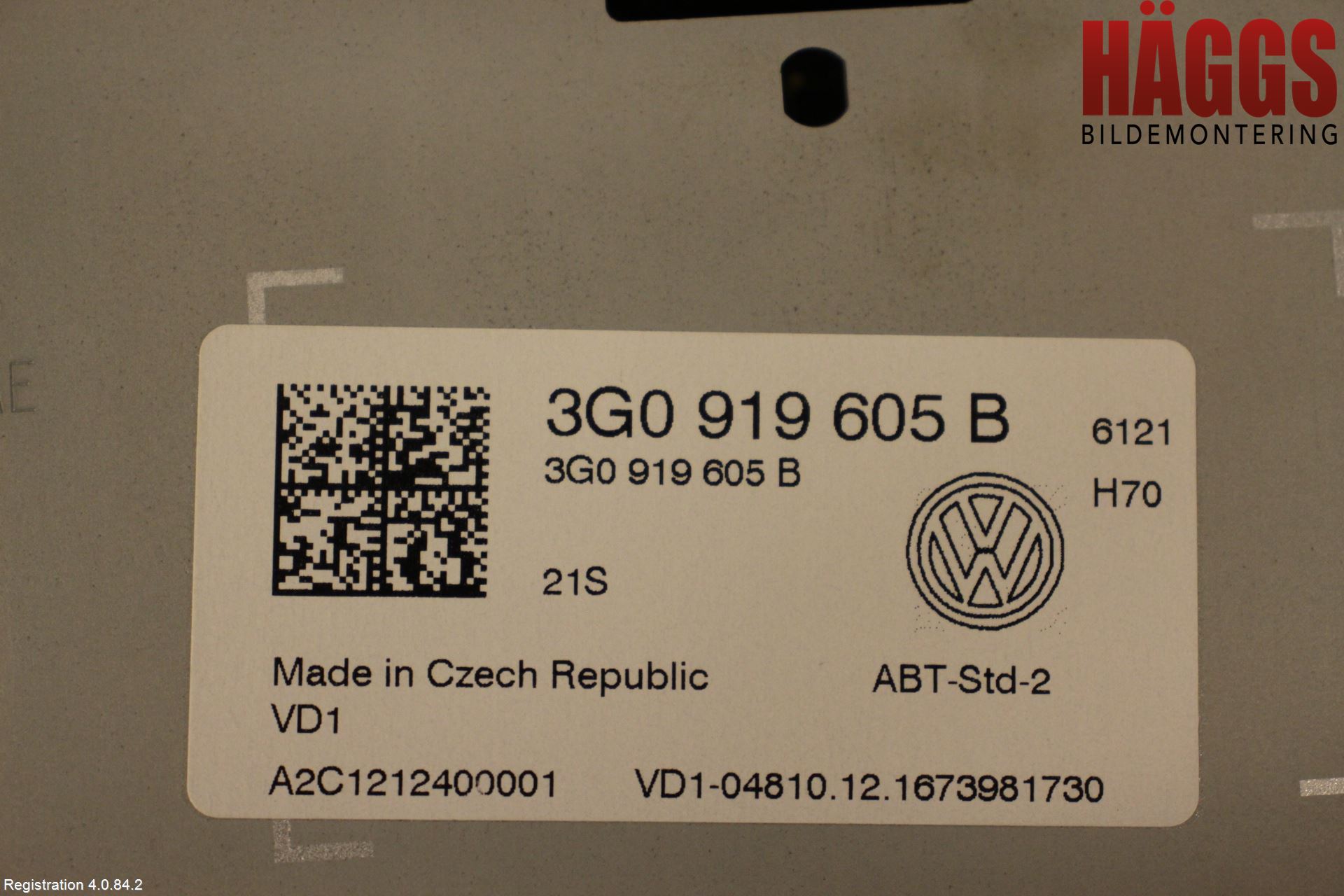 Volkswagen VW GOLF / E-GOLF VII 13-20 Cd Radio - Multimediapanel