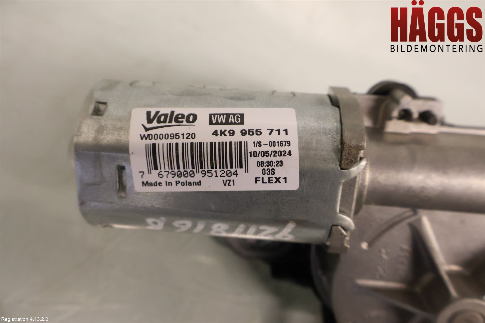 Audi A6 F2/C8 19- Torkarmotor Baklucka