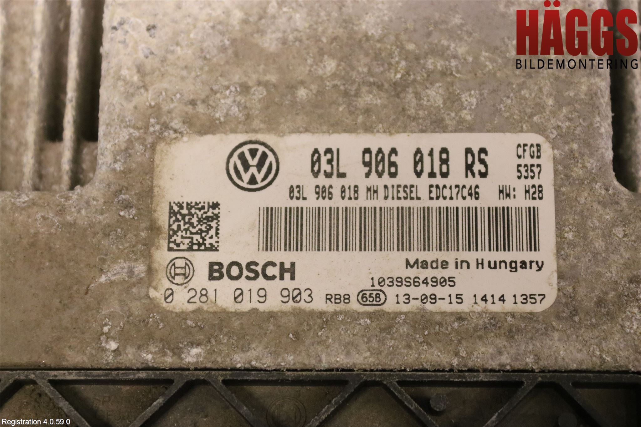 Skoda SUPERB 09-15 Styrenhet Insprut Bensin