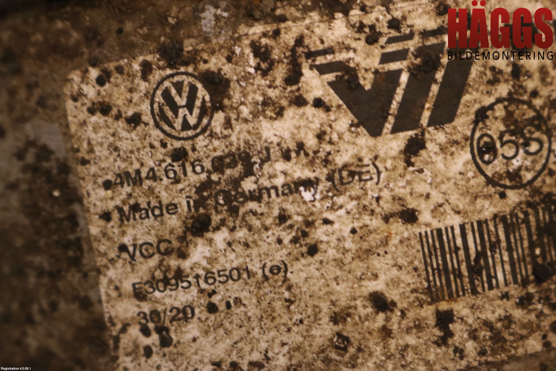 Volkswagen VW TOUAREG CR 18- Fjäderben Fram Vänster
