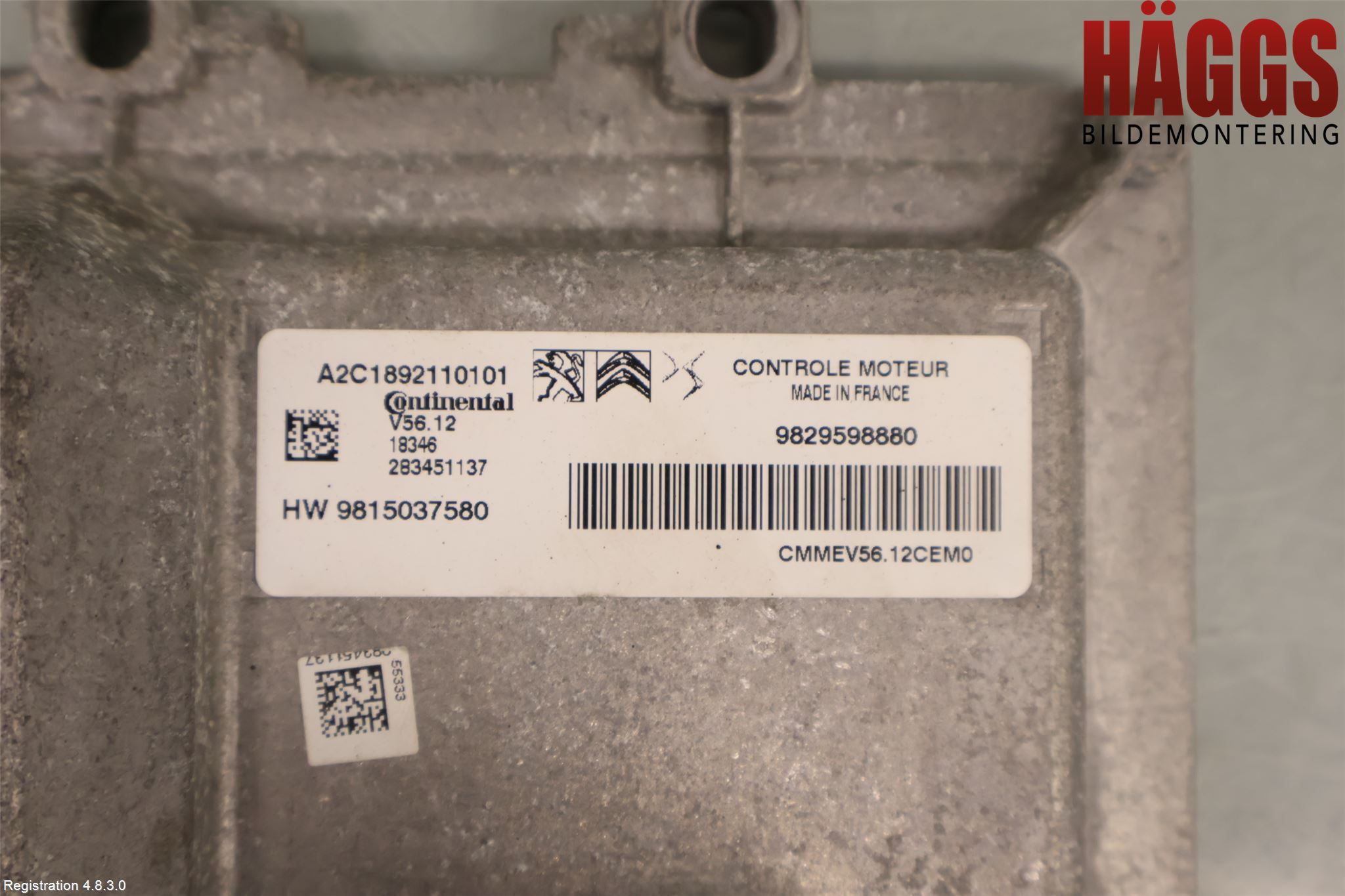 Citroen COTROEN C3 17-24 Styrenhet Insprut Bensin