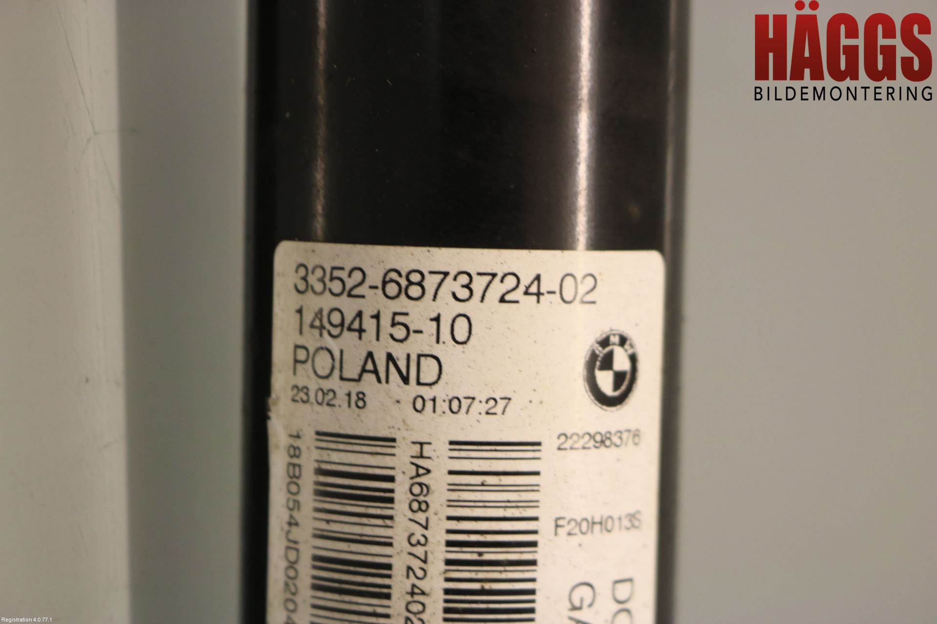 BMW 1 F20/F21 11-19 Stötdämpare Bak