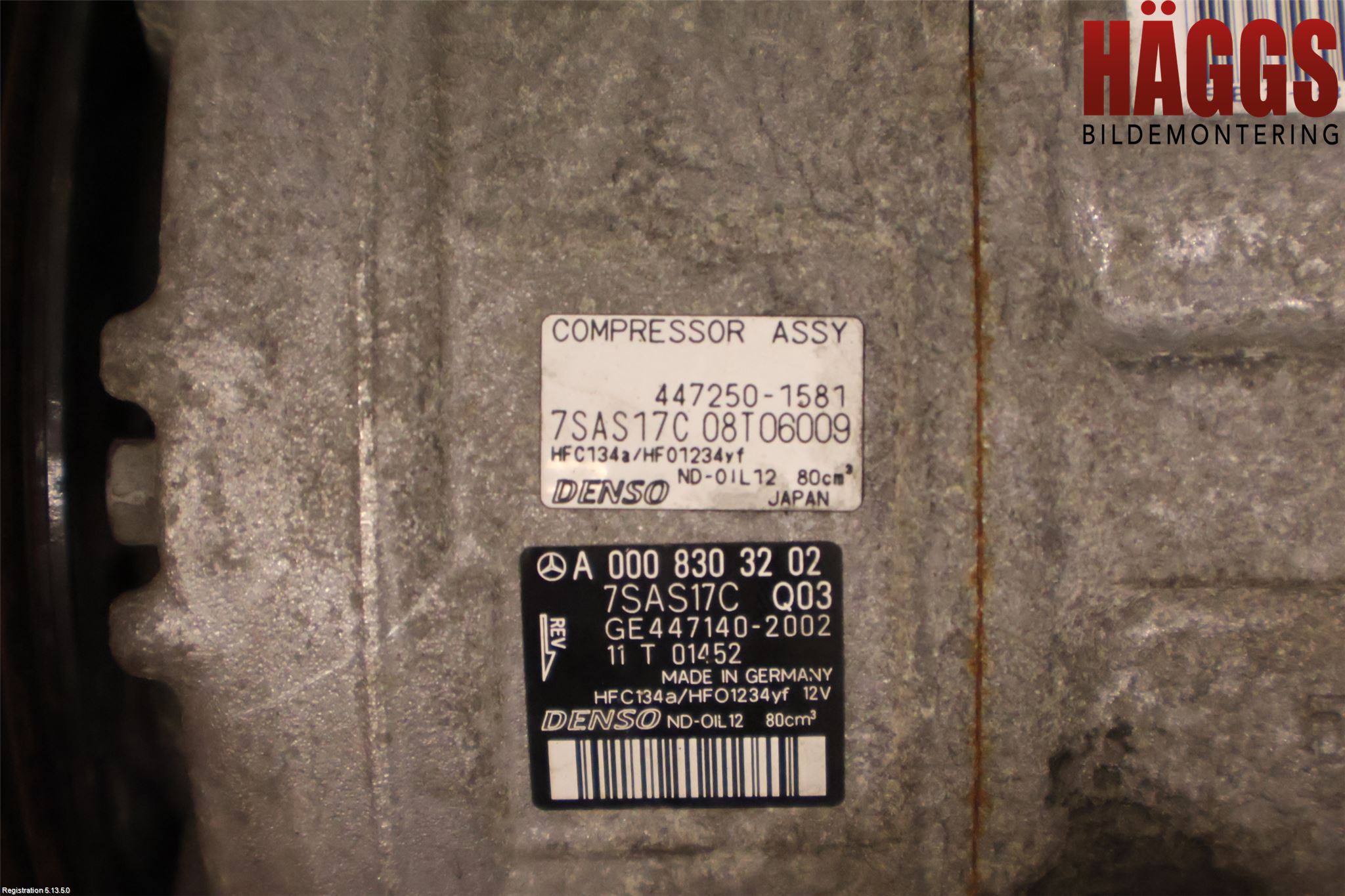 Mercedes-Benz MB VITO/V-KLASS (W640,W447,W448) 14- Ac Kompressor