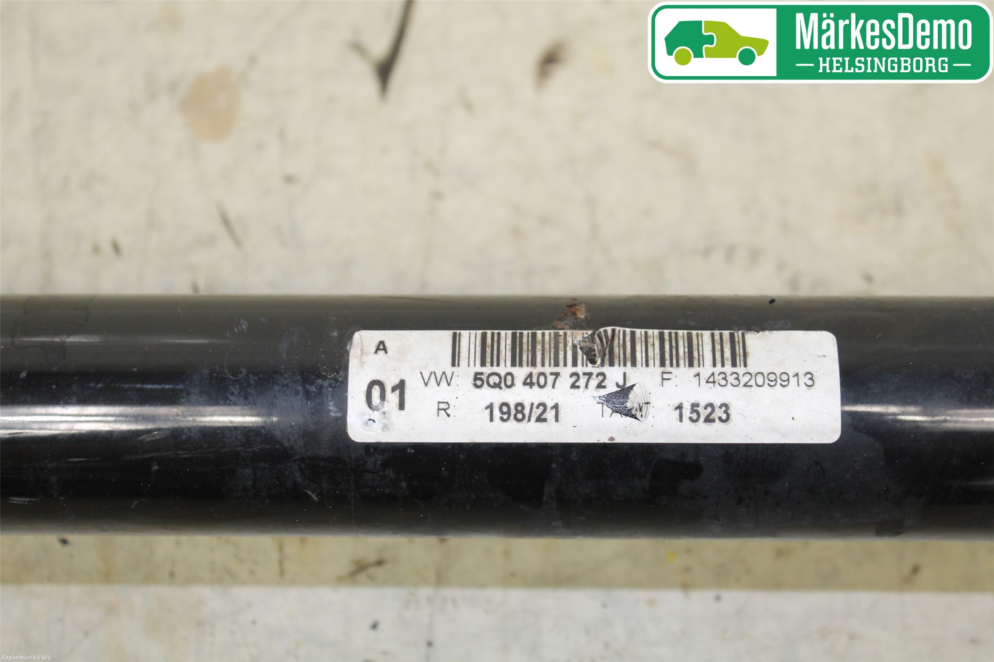 Volkswagen VW GOLF / E-GOLF VII 13-20 Drivaxel Fram Höger