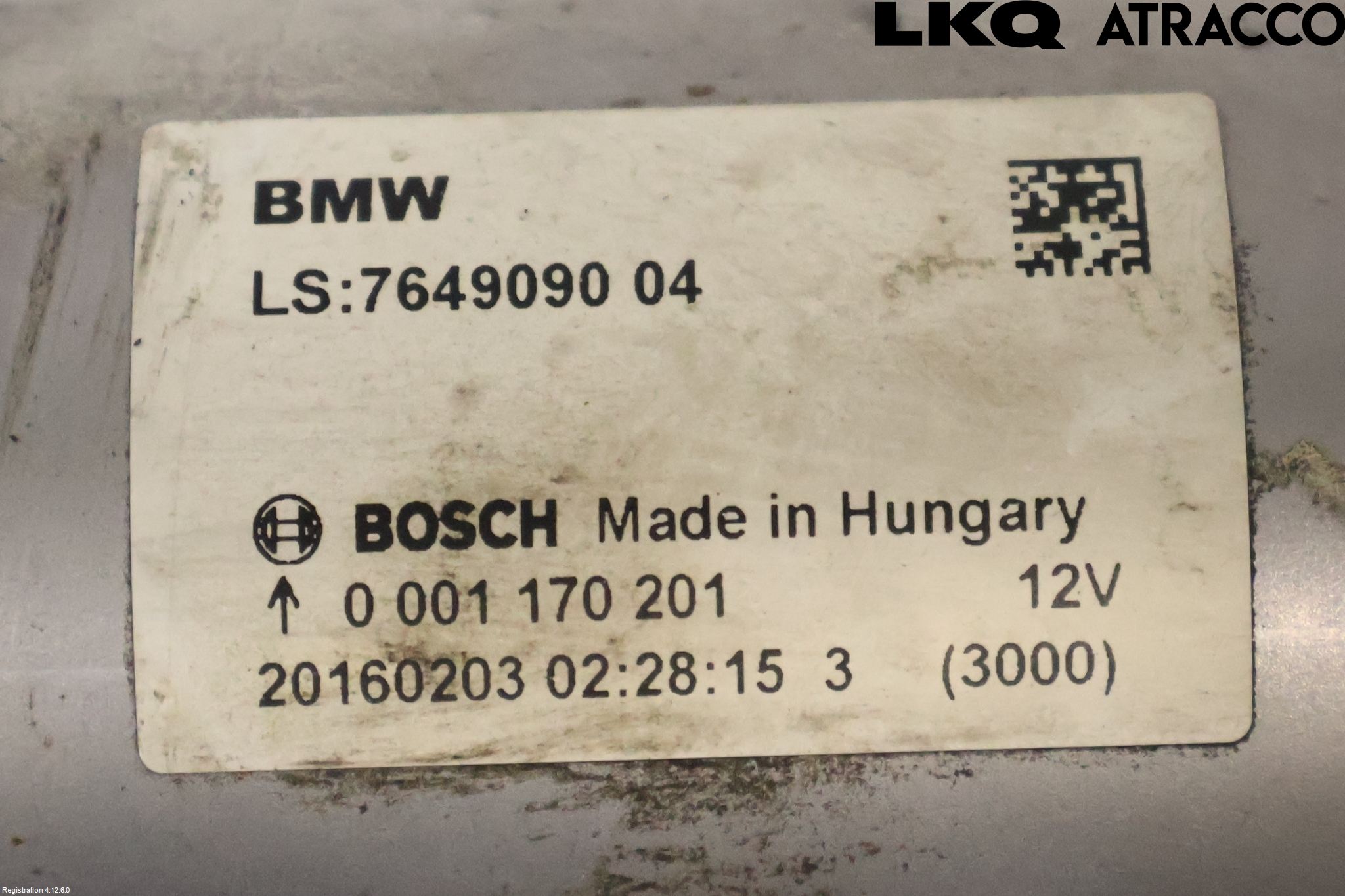 Mini ONE/COOPER 3DR F56 14-24 Startmotor