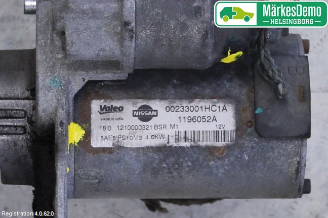 Nissan MICRA 11-16 Startmotor