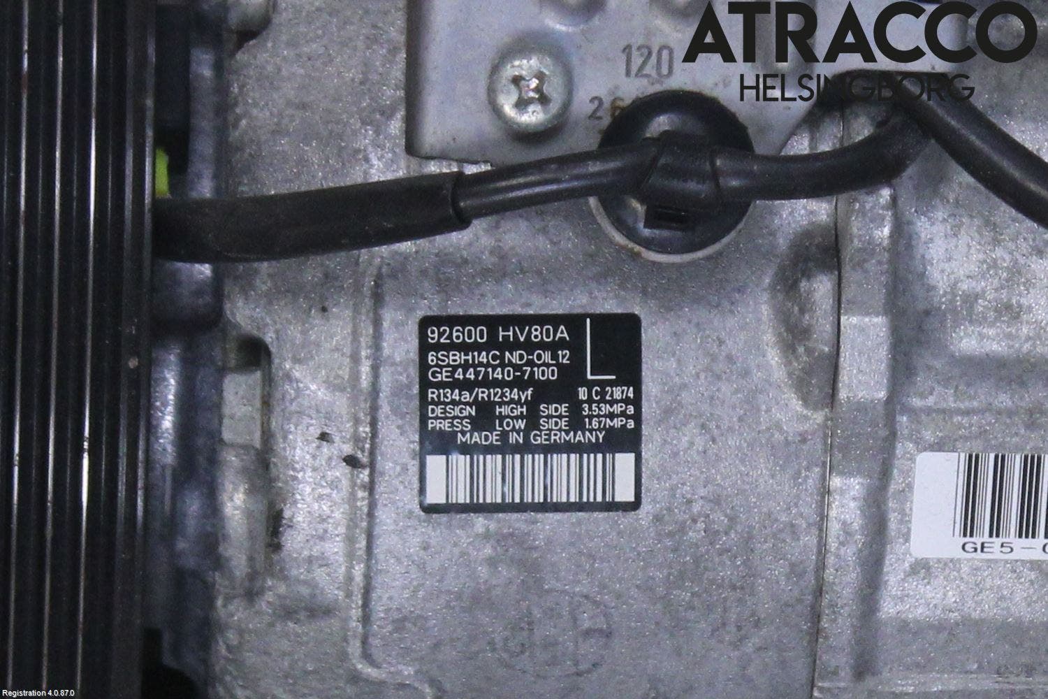 Nissan QASHQAI 17-21 Ac Kompressor