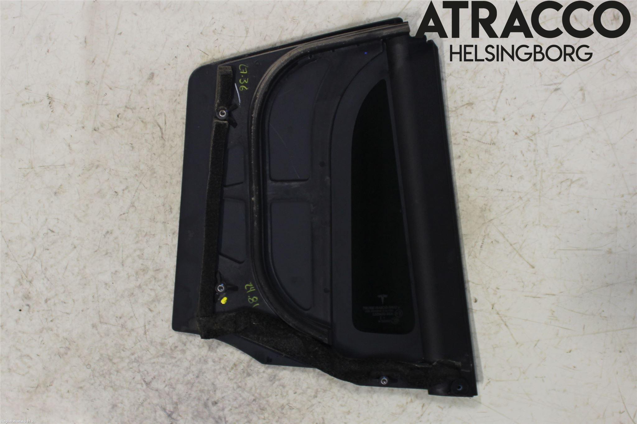 Tesla MODEL X 16- Dörruta Bak Lilla Vä