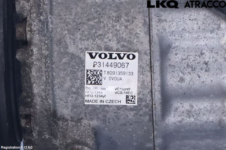 Volvo V60 19- Ac Kompressor