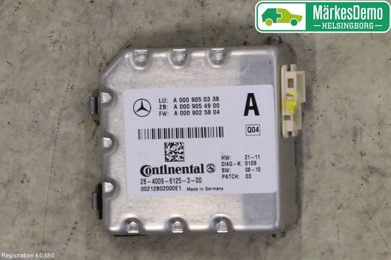 Mercedes-Benz MB B-KLASS (W246/W242) 12-19 Sensor Aktivt Kollisionsskydd