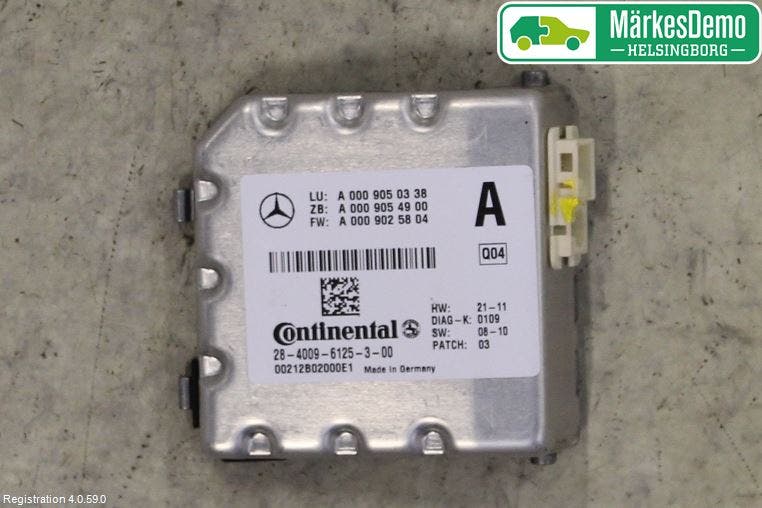 Mercedes-Benz MB B-KLASS (W246/W242) 12-19 Sensor Aktivt Kollisionsskydd