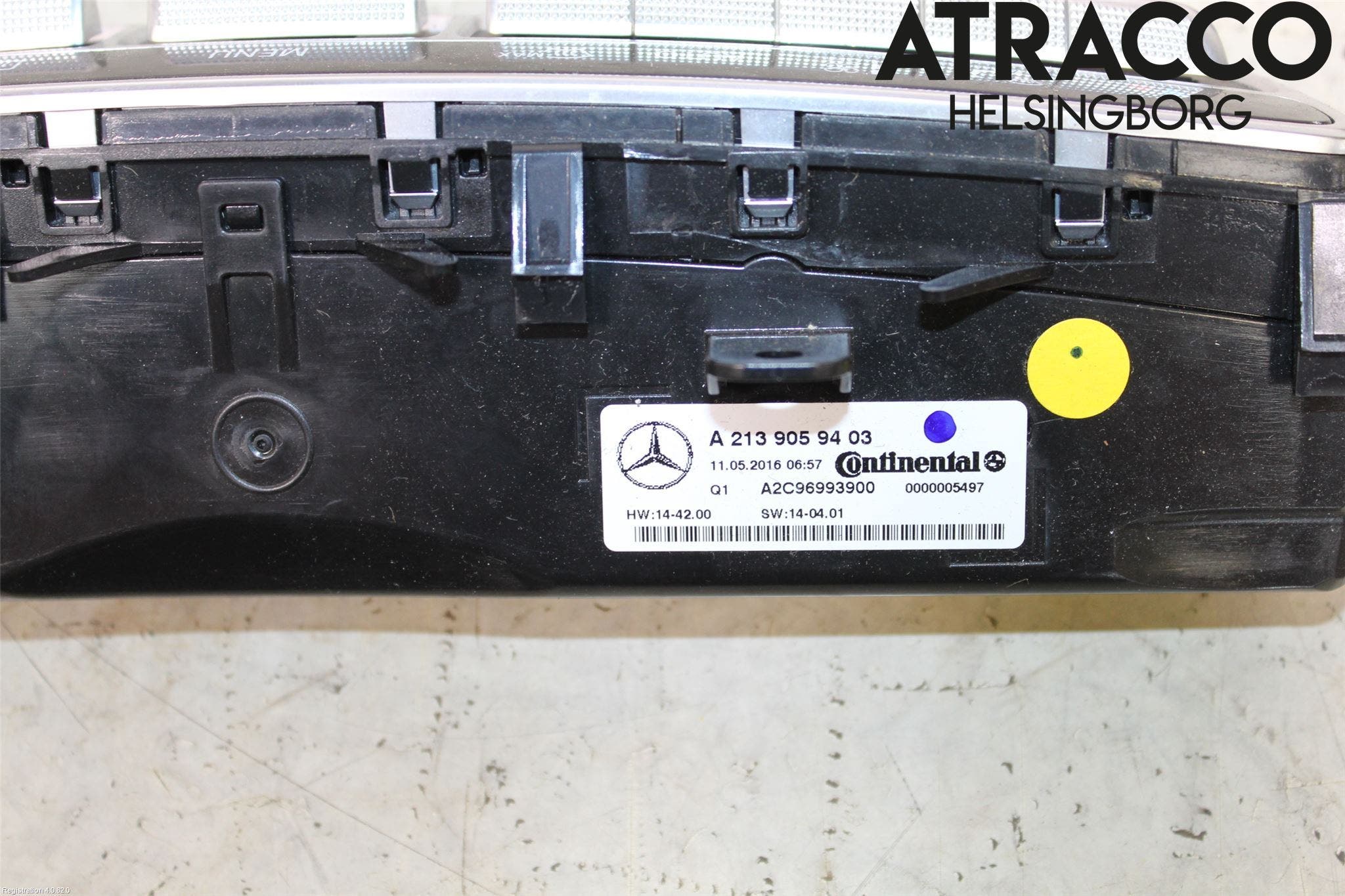 Mercedes-Benz MB E-KLASS (W213) 16-23 Ac Styrenhet Ac Manöveren