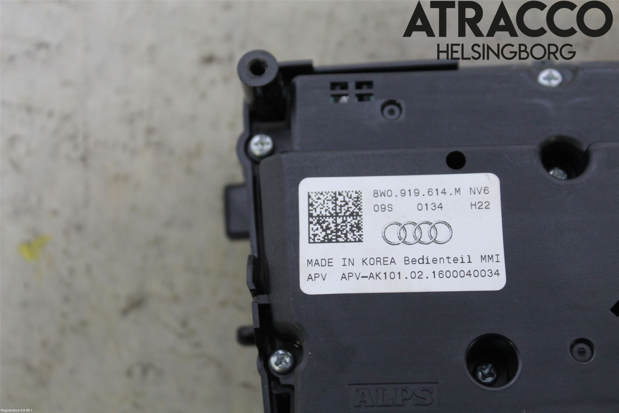 Audi A4/S4 B9 16-19 Strömställare Multifunktion