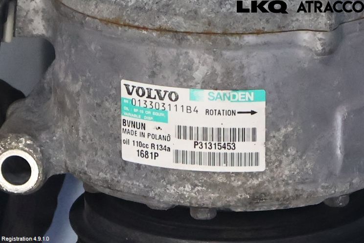 Volvo V60 11-13 Ac Kompressor