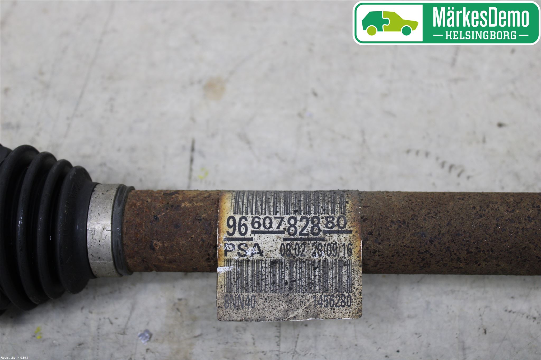 Citroen BERLINGO 08-18 Drivaxel Fram Höger