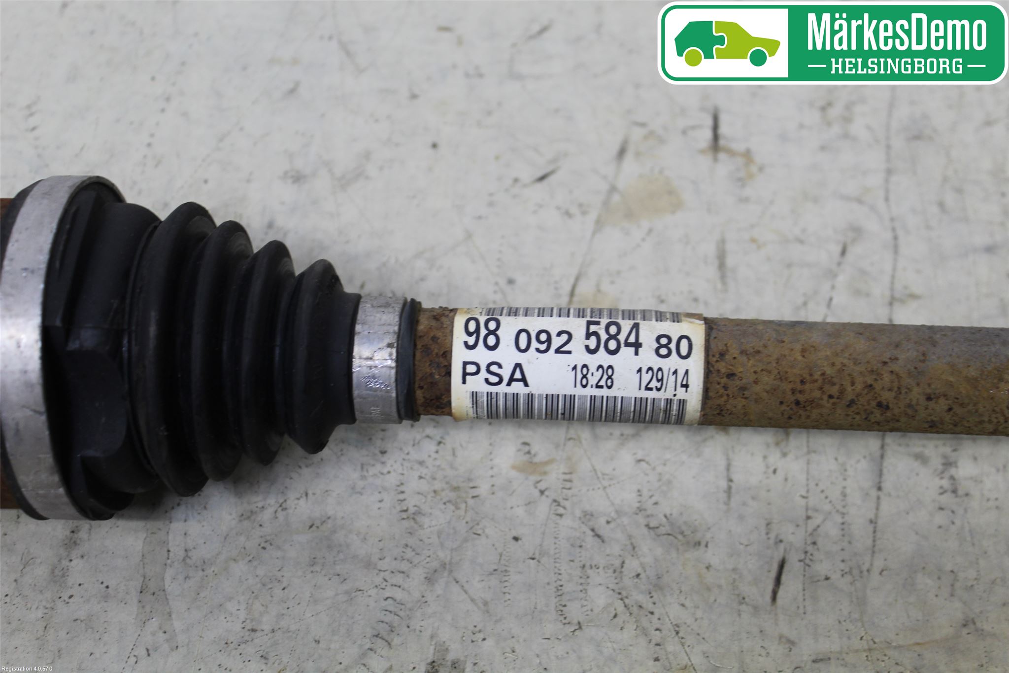 Citroen C4 II 11-18 Drivaxel Fram Vänster