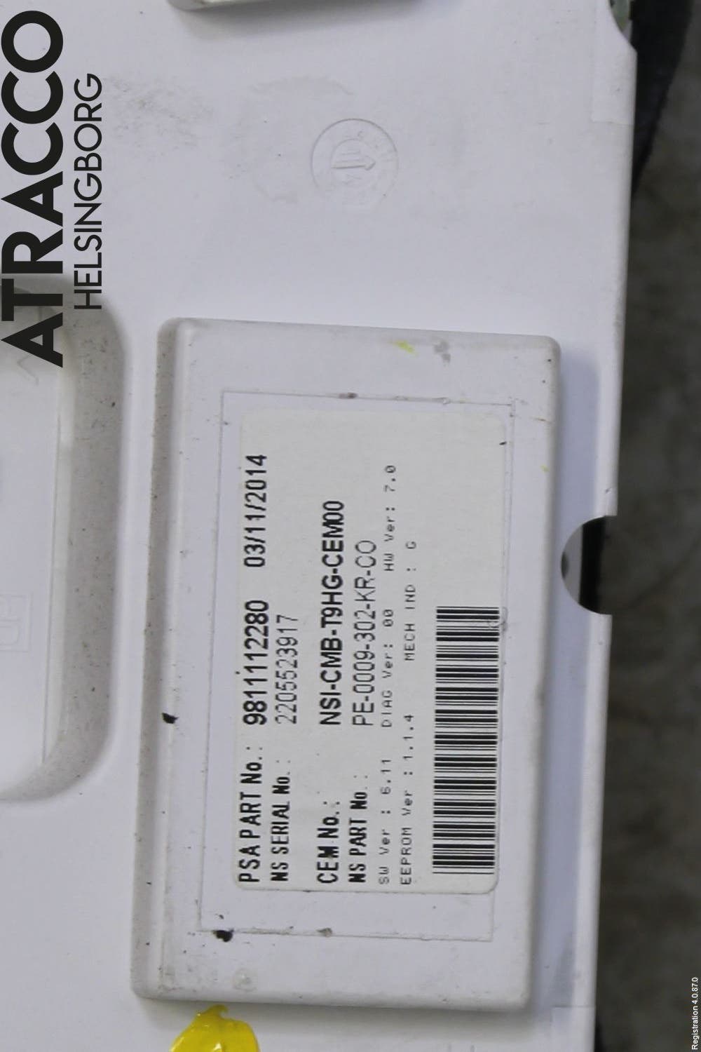 Peugeot 308 14-21 Instrument Komb