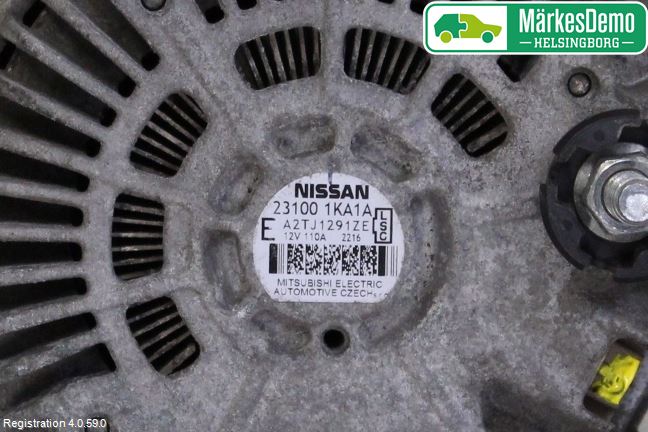 Nissan JUKE 10-14 Generator