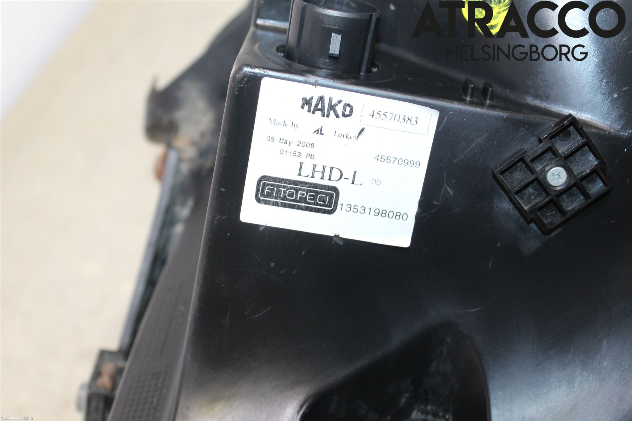 Citroen NEMO Strålkastare Vänster