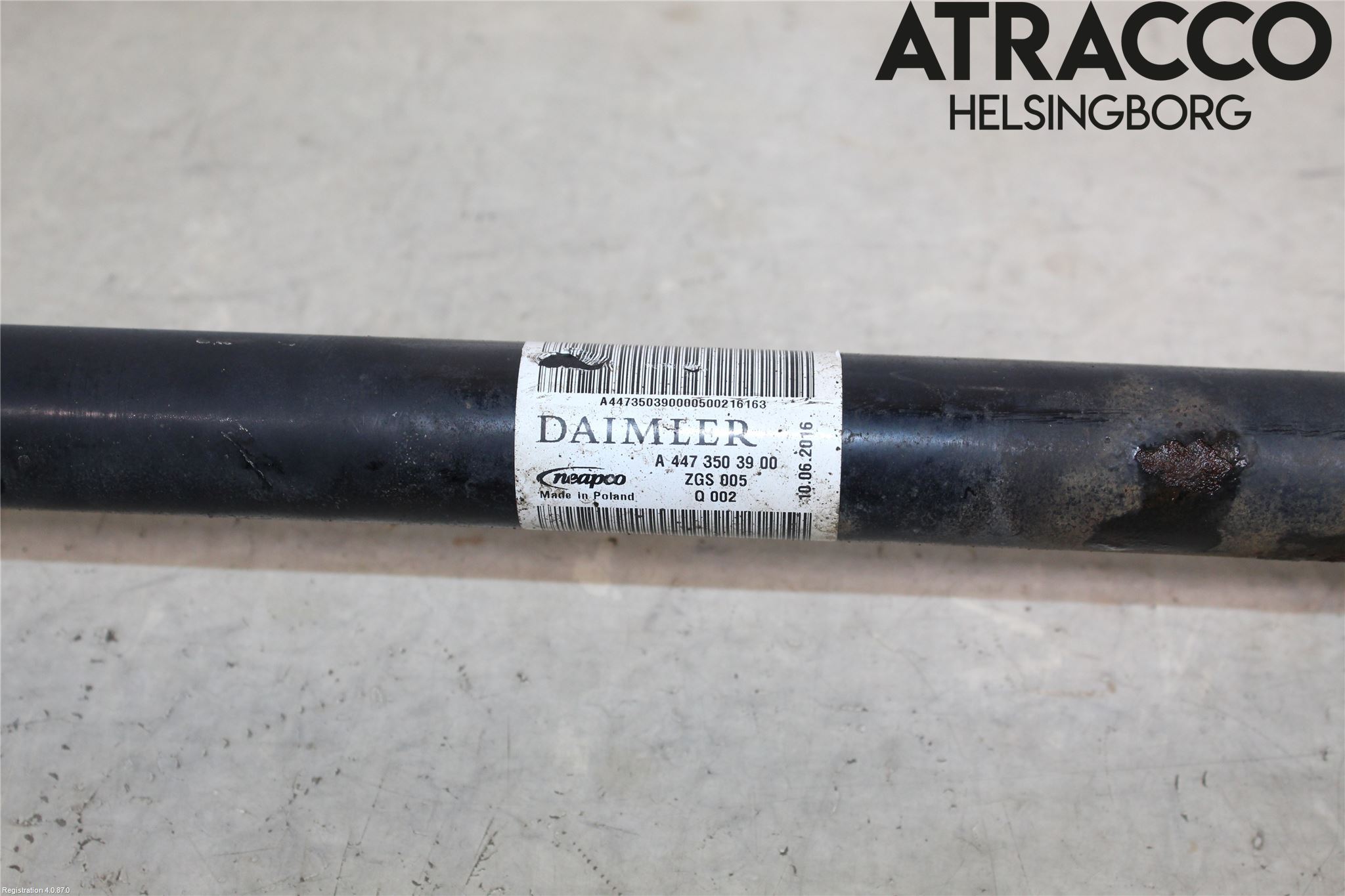 Mercedes-Benz MB VITO/V-KLASS (W640,W447,W448) 14- Drivaxel Bak Vänster