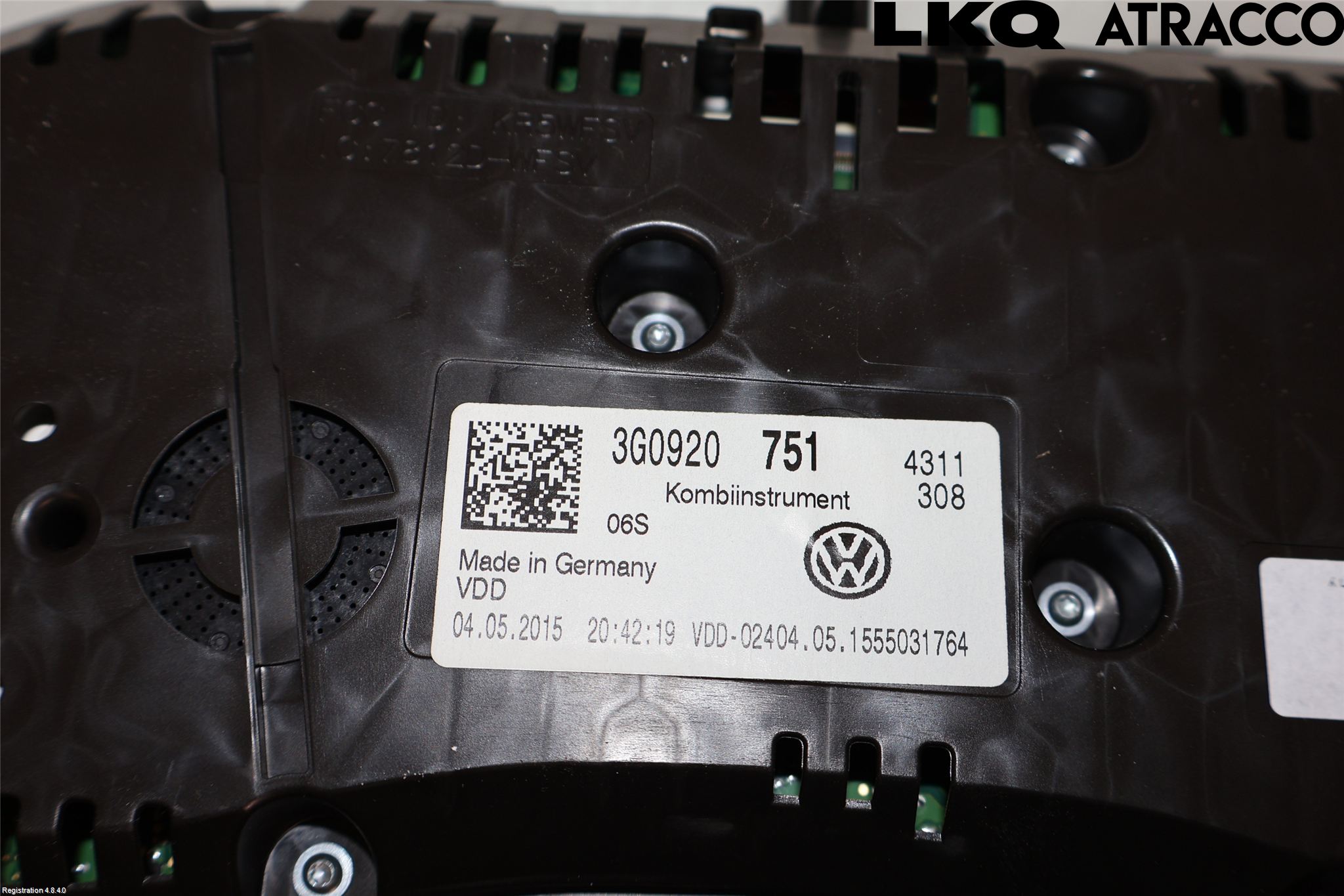 Volkswagen VW PASSAT 15-19 Instrument Komb