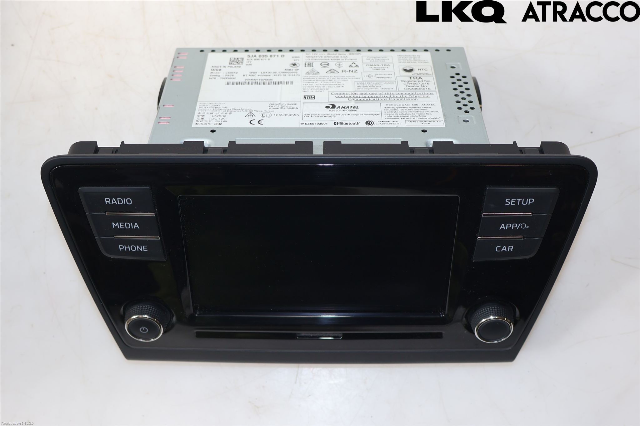 Skoda RAPID Cd Radio - Multimediapanel