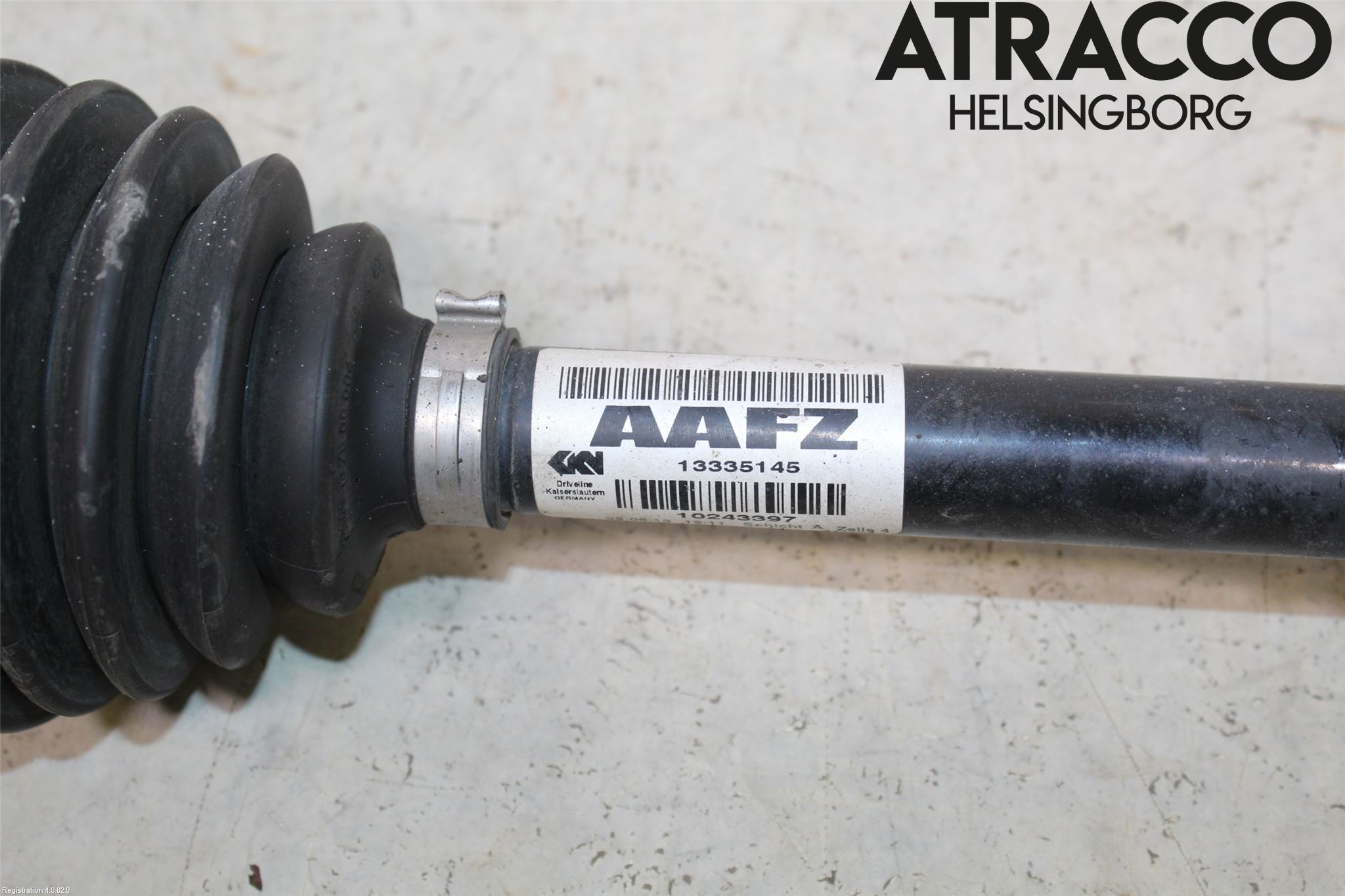 Opel ASTRA J 10-15 Drivaxel Fram Vänster