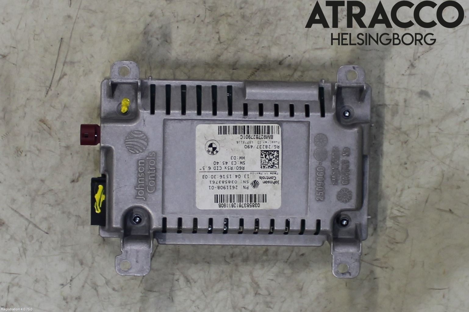 Mini CABRIO R57 07-15 Kontrolldisplay