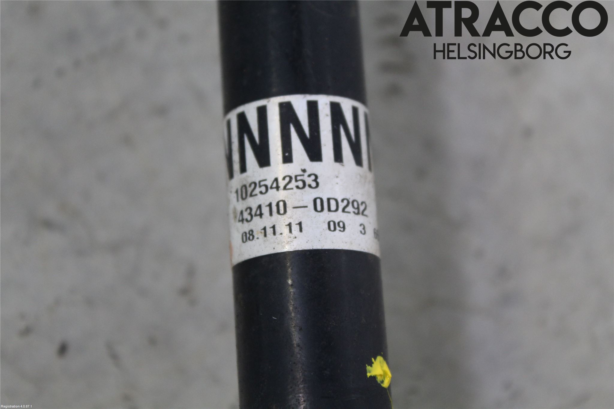 Toyota YARIS XP130 12-14 Drivaxel Fram Höger