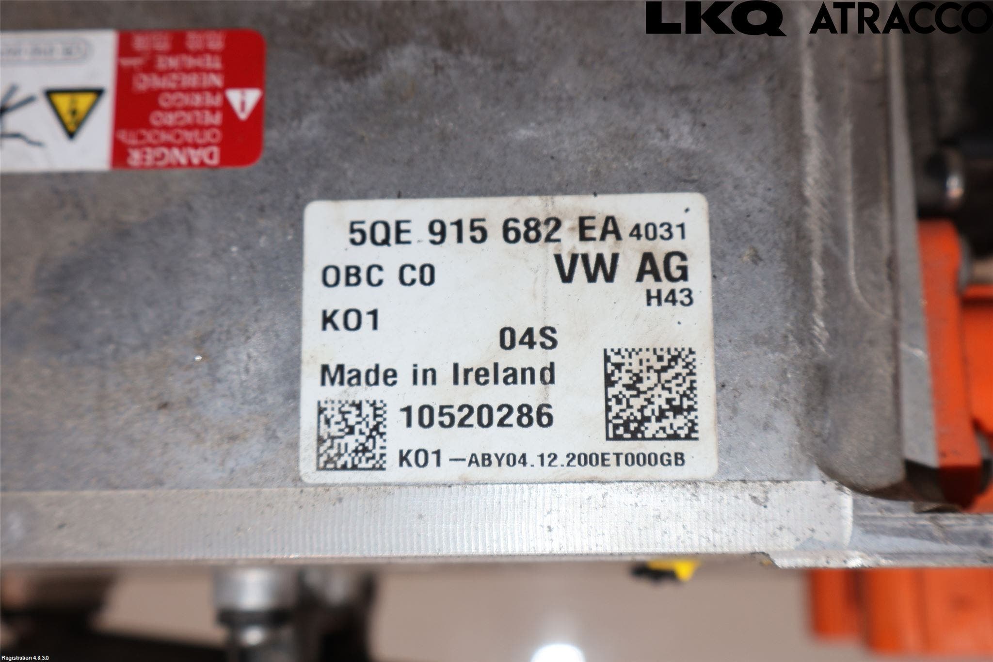 Volkswagen VW TIGUAN 16-24 Batteriladdare Högspänning