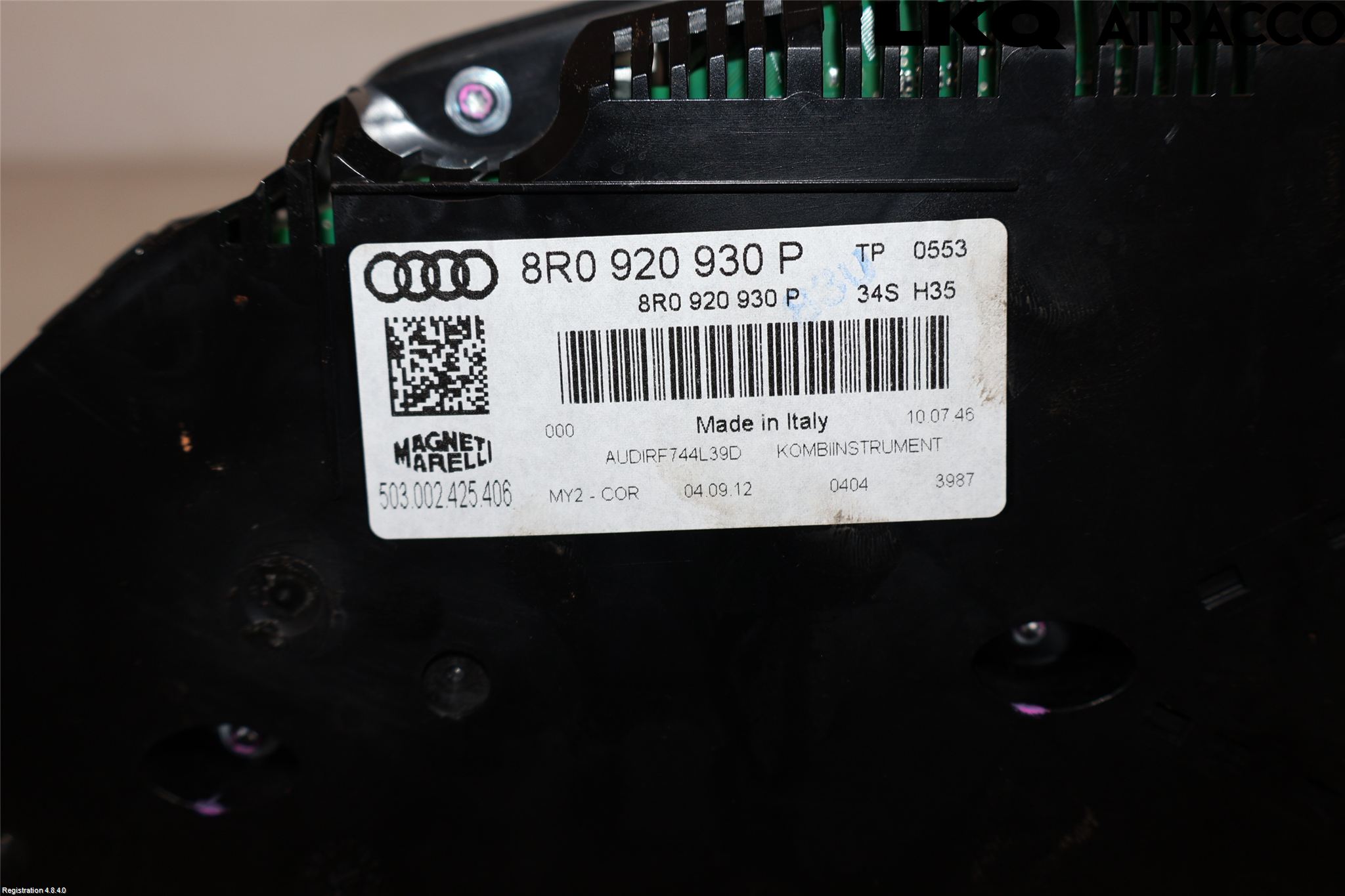 Audi Q5 09-16 Instrument Komb
