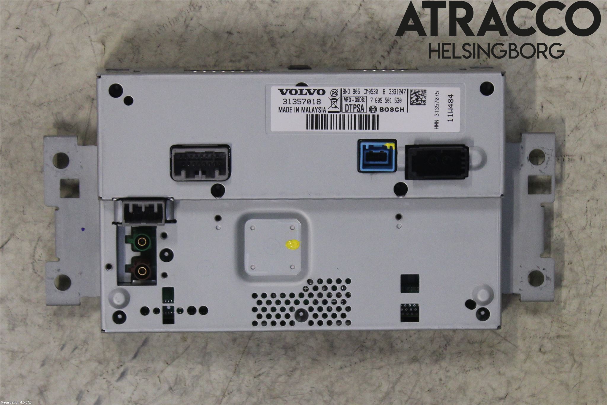 Volvo XC60 09-13 Multifunktionsdisplay