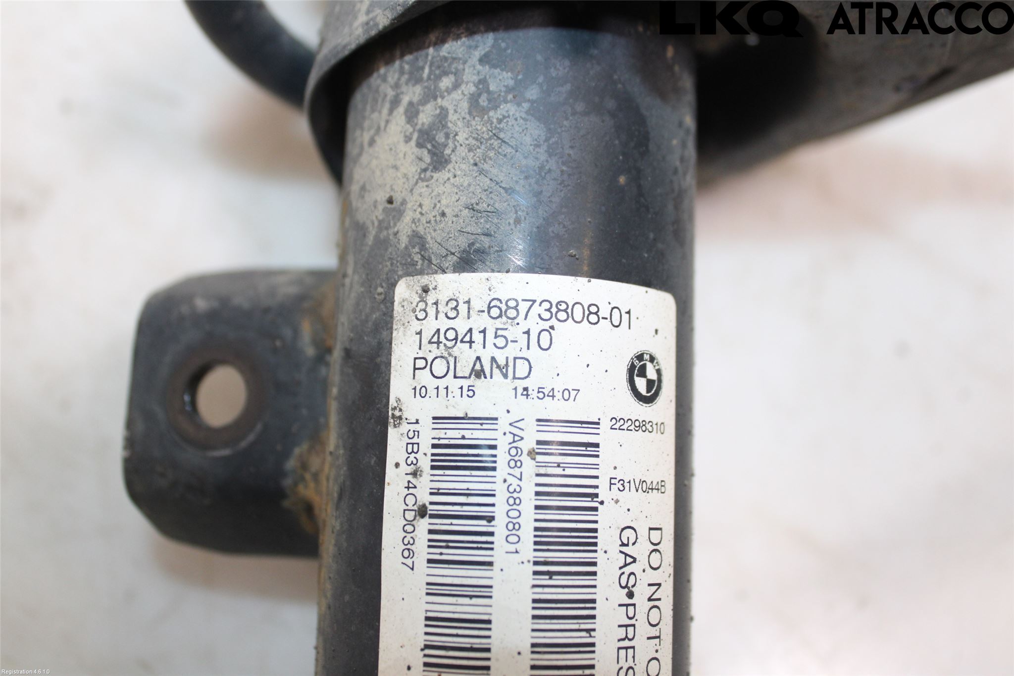 BMW 3 F30/F31/F80 12-19 Fjäderben Fram Vänster