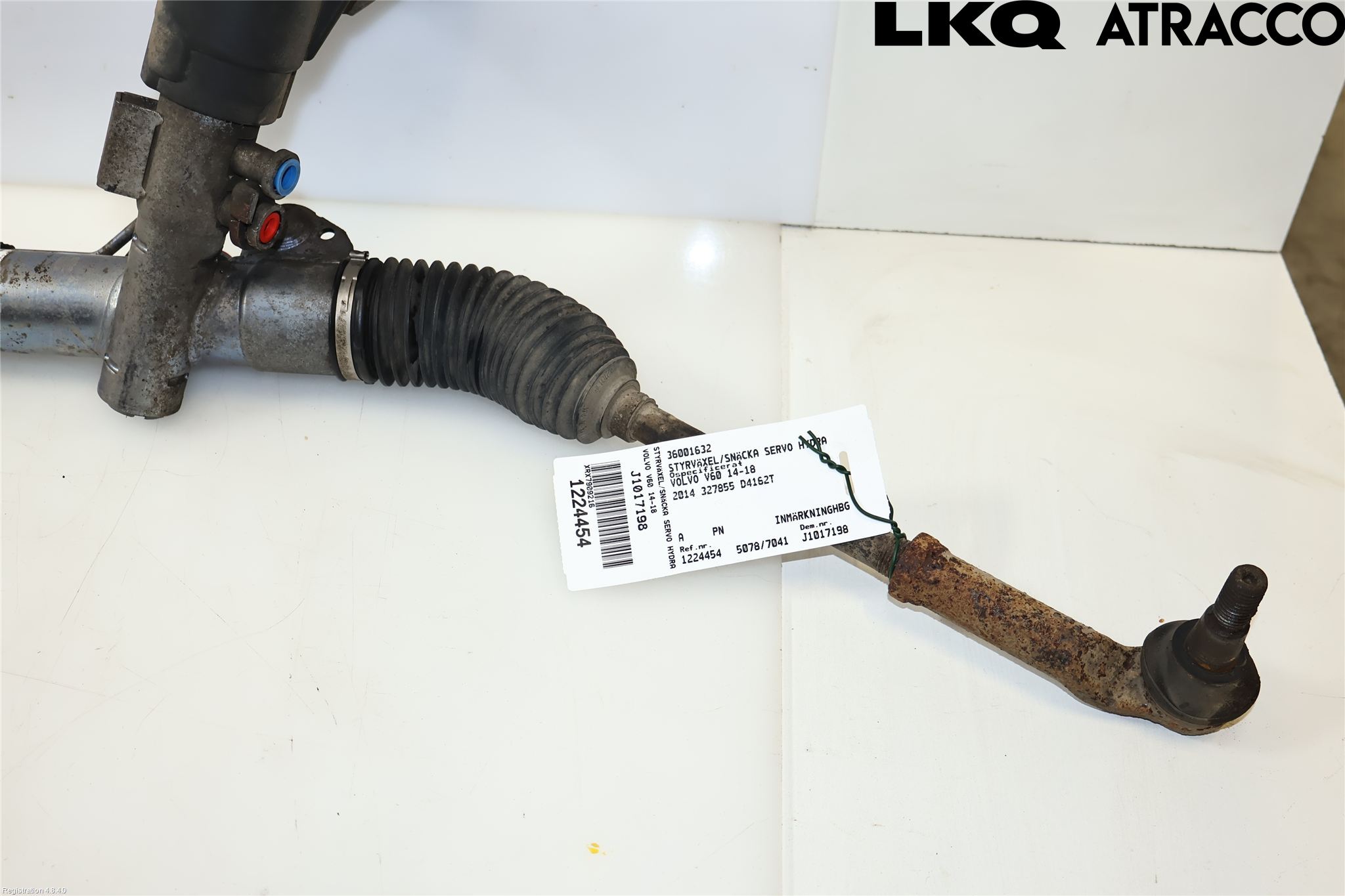 Volvo V60 14-18 Styrväxel Servo -Snäcka