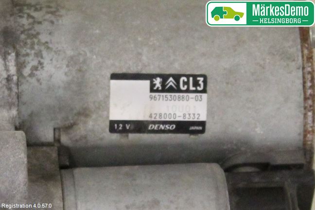 Peugeot 2008 13-20 Startmotor