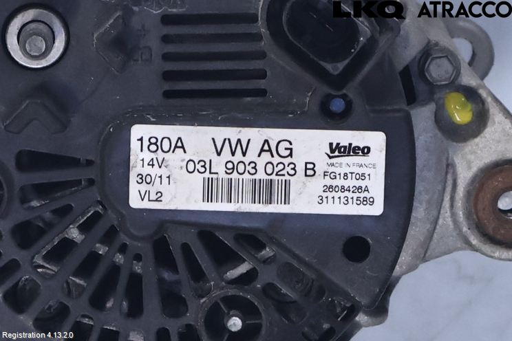 Volkswagen VW PASSAT 11-14 Generator