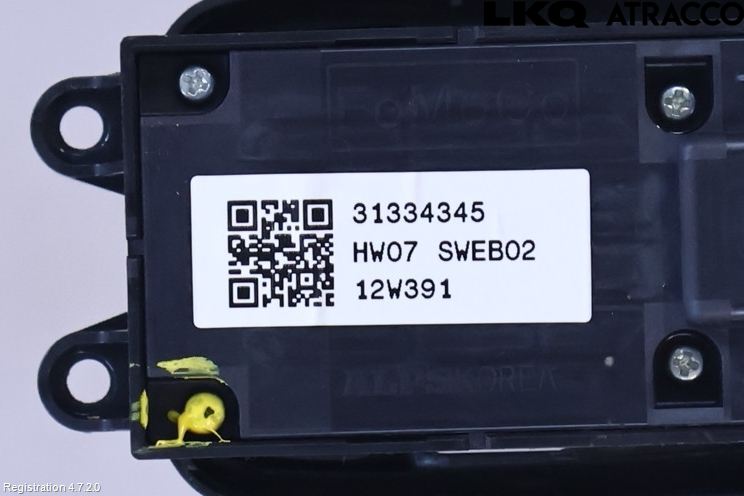 Volvo V60 11-13 Strömställare Elhiss