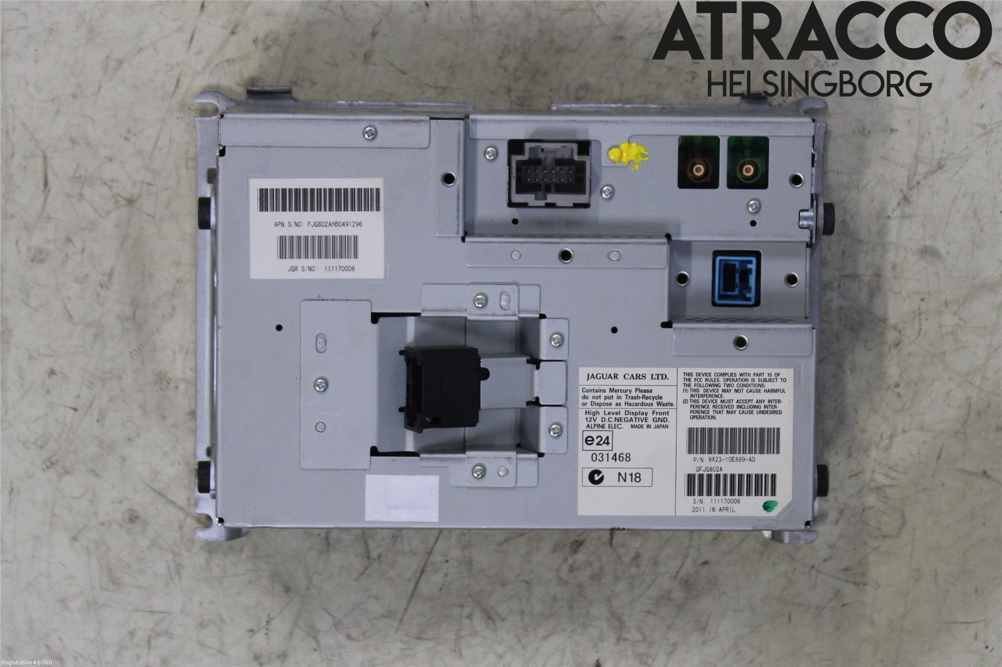 Jaguar XF 08-15 Bildskärm