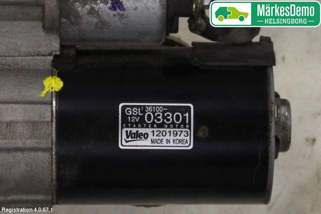 Kia PICANTO 12-17 Startmotor
