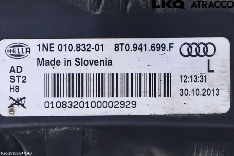 Audi A5 07-16 Dimljus-Varselljus Fram