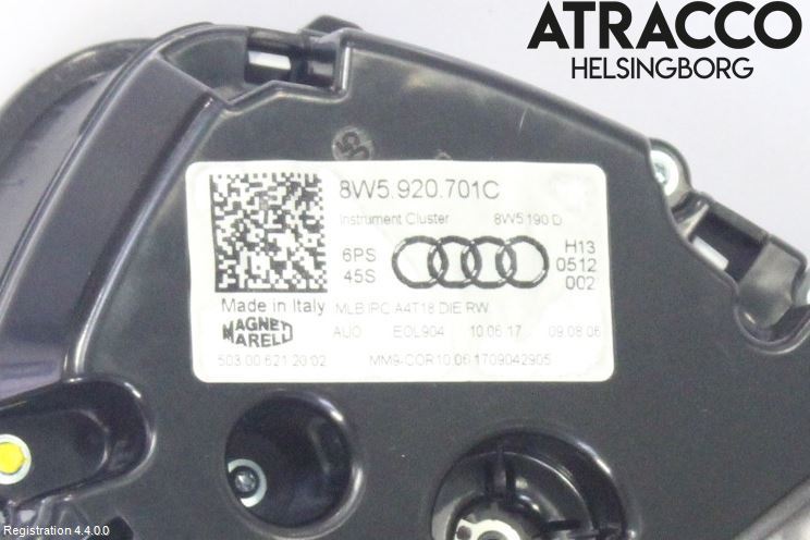 Audi A4/S4 B9 16-19 Instrument Komb