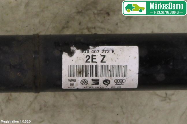 Audi A3/S3 8V 13-20 Drivaxel Fram Höger